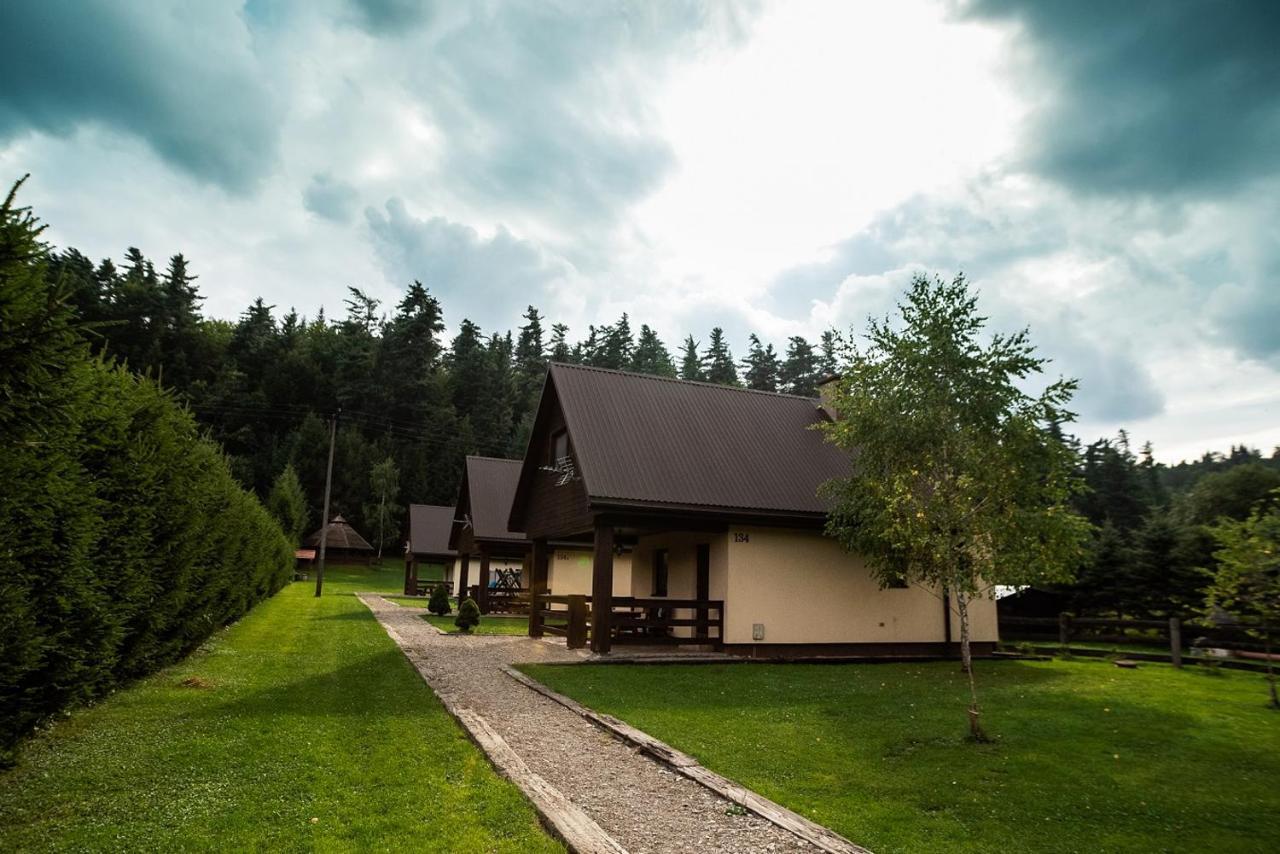 Domki Pod Lasem Lesko Bagian luar foto