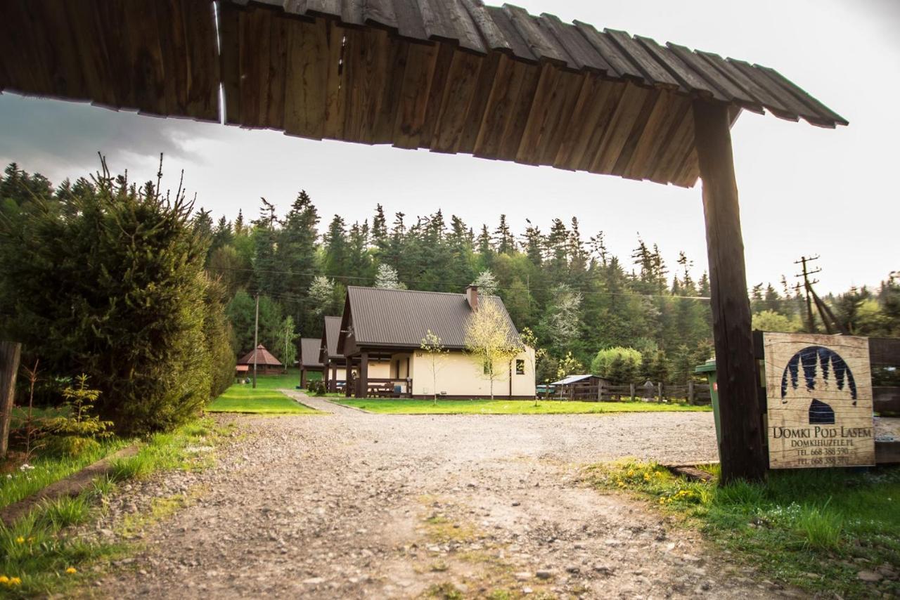 Domki Pod Lasem Lesko Bagian luar foto